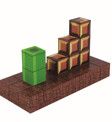 ENCASTRABLE MAGNETICO SUPER WORLD 8 PIEZAS-LEO JDMZ-110 - ZUMO - MARRON