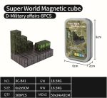 ENCASTRABLE MAGNETICO SUPER WORLD 8 PIEZAS-MILITARY AFFAIRS JDMZ-110 - ZUMO - VERDE - Imagen 2
