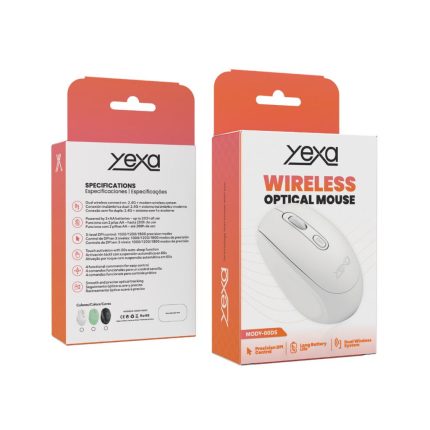 MOUSE INALAMBRICO MODY-00DS - YEXA - NEGRO