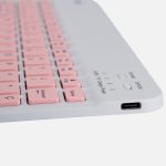 TECLADO BT ULTRAFINO COLORES MODY-00DY - YEXA - ROSA - Imagen 3