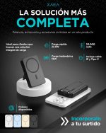 POWER BANK TARS KJ-790 WIRELESS 20000 MAH MODX-00CE - XAEA - AZUL - Imagen 4