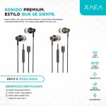 MANOS LIBRES CON TIPO C MODX-00KG - XAEA - NEGRO - Imagen 3