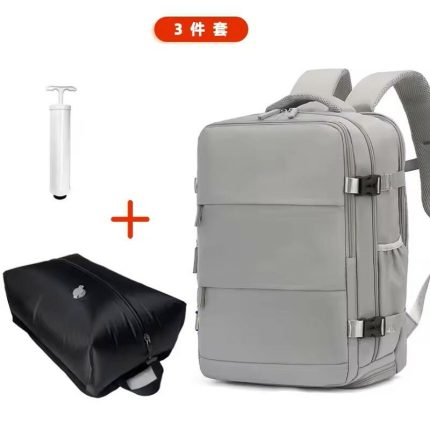 MOCHILA VIRAL DE VIAJE  DE VACIO CON BOMBA MODV-00MI - VARIOS - GRIS