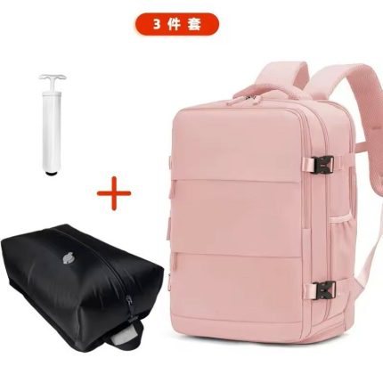 MOCHILA VIRAL DE VIAJE  DE VACIO CON BOMBA MODV-00MJ - VARIOS - ROSA