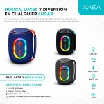 PARLANTE 3'' 8W  MODX-00K6 - XAEA - NEGRO - Imagen 3