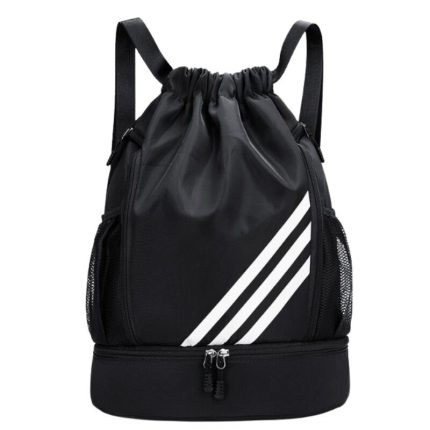 BOLSO DEPORTIVO CON CORDON MODV-00LR - VARIOS - NEGRO