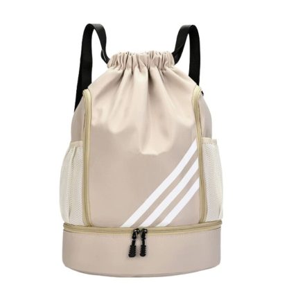 BOLSO DEPORTIVO CON CORDON MODV-00LR - VARIOS - BEIGE